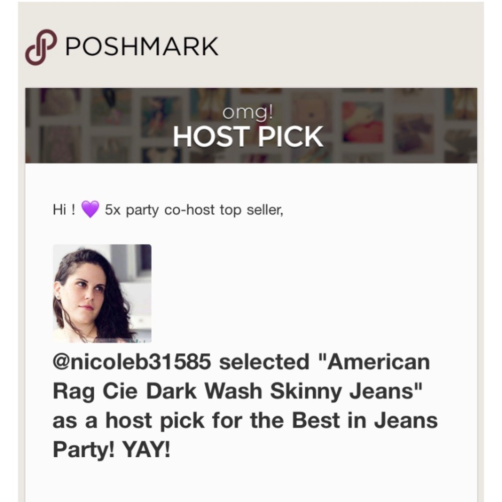 ✨HOST PICK American Rag Cie Dark Wash Skinny Jeans - Picture 7 of 8